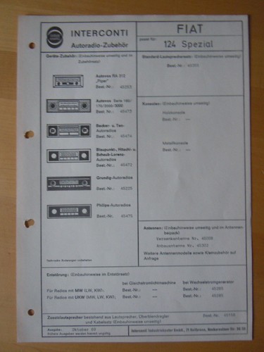 Fiat 124 spezial - fiat,