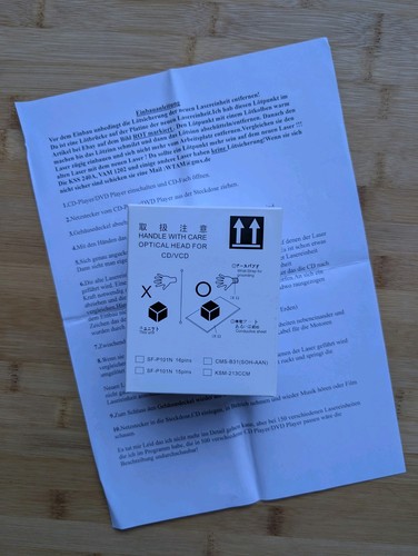 Lasereinheit mit laufwerk für - mit,