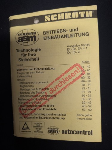 Betriebs und einbauanleitung - und,