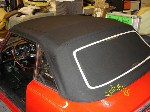 Fiat 124 spider cabrio verdeck - fiat,