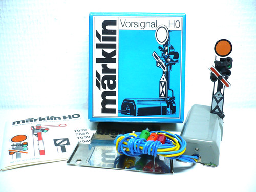 Märklin vorsignal 7038 mit - vorsignal,