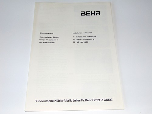 Behr einbauanleitung - behr,