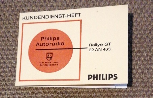 Kundendienst heft philips - kundendienst-heft,